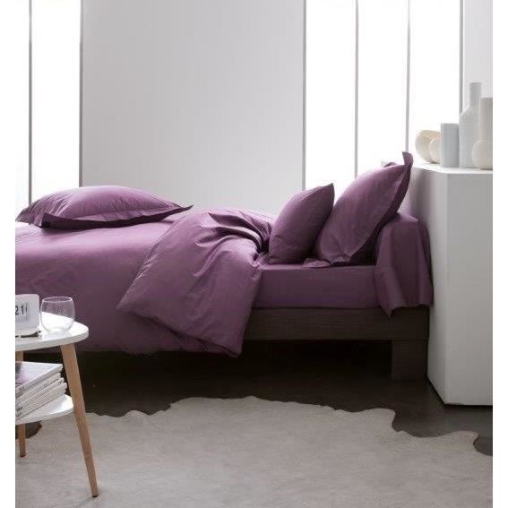 TODAY Drap plat 100% coton - 180x290 cm - Figue