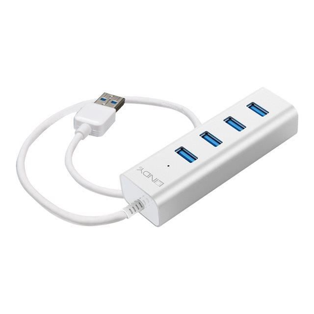 LINDY Hub USB 3.0 pour Notebook - 4 ports