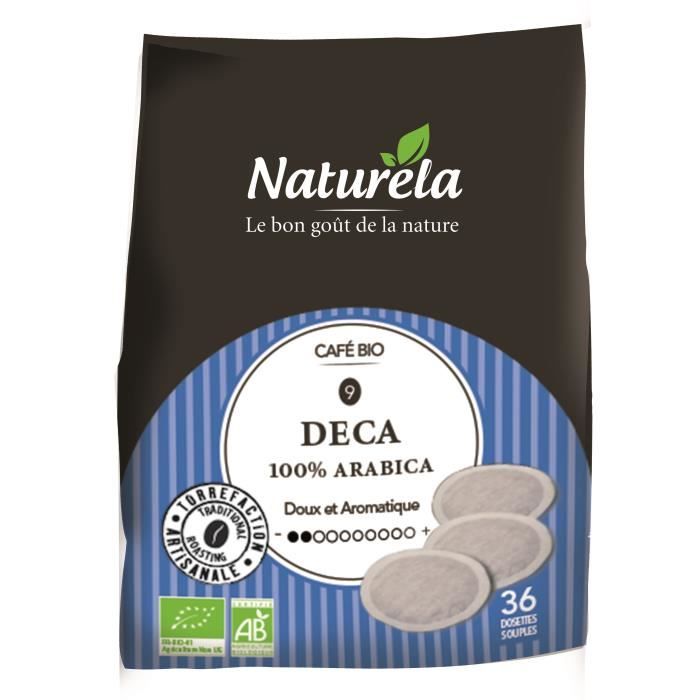 Naturela Café Dosettes Souples Deca n° 9 Bio