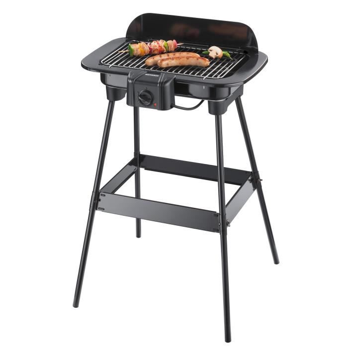 SEVERIN PG8521 Barbecue électrique sur pieds - Noir