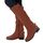 Bottes cuissardes marron femme