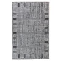 TAPIS FLOORLUXE Tapis de salon tissé plat gris 120x170 c TAPIS FLOORLUXE Tapis de salon tissé plat gris 120x170 c