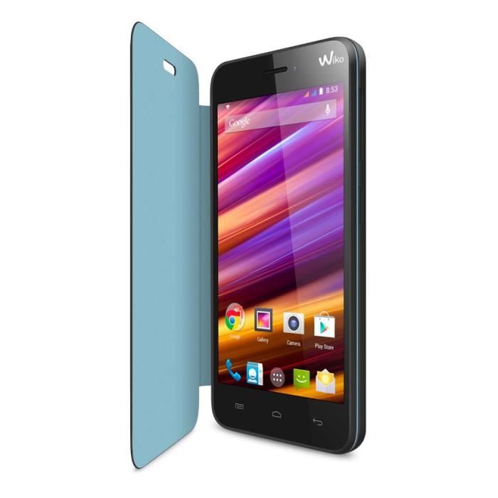 Wiko FOLIO STAND BACK COVER JIMMY NOIR
