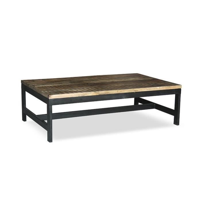 table basse vintage industrielle