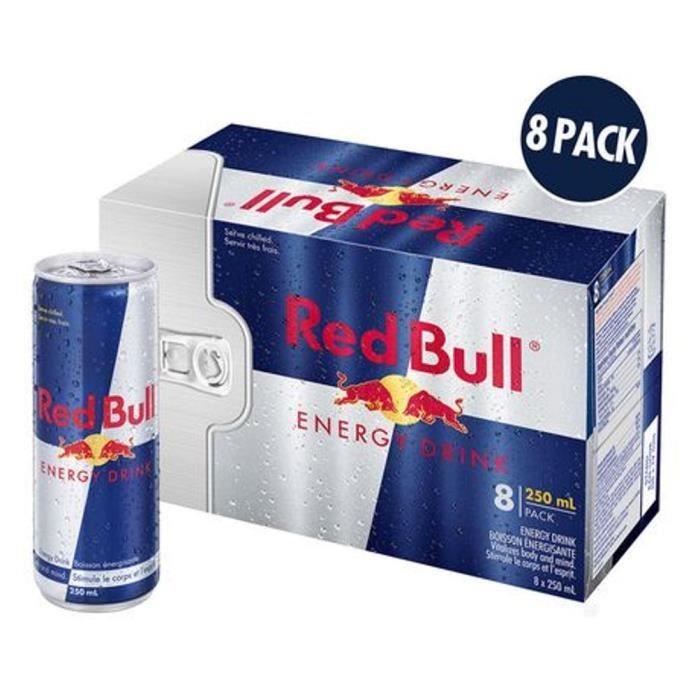 Red Bull 8x250ml Boisson Achat / Vente energy drink Red Bull 8x250ml