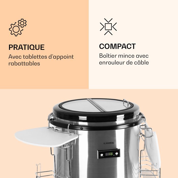 Klarstein Mr. Barbot - Frigo minibar de service3