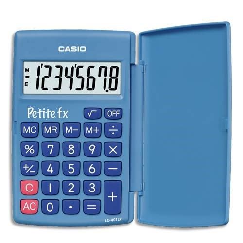 CASIO - Calculatrice scientifique petite bleue