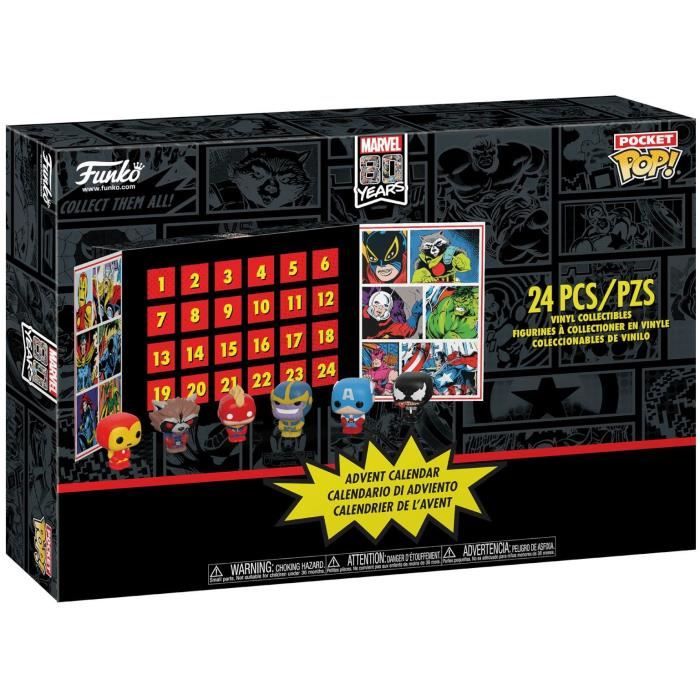 Calendrier de l' avent : Funko Pocket Pop! Marvel