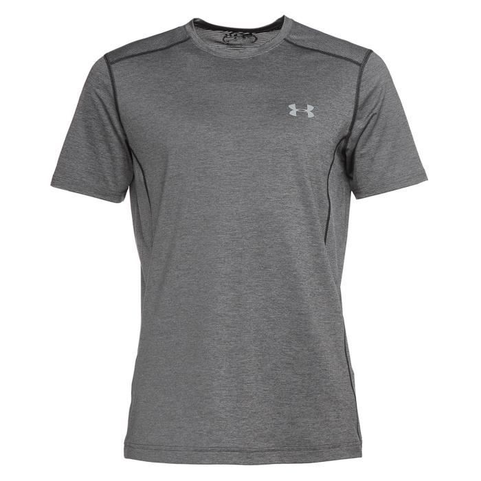 UNDER ARMOUR T-Shirt manches courtes Raid - Homme - Gris