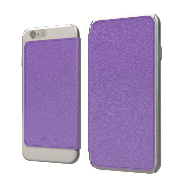 MUVIT Made in Paris Etui - Pour Iphone 6+, 6s+ - Violet