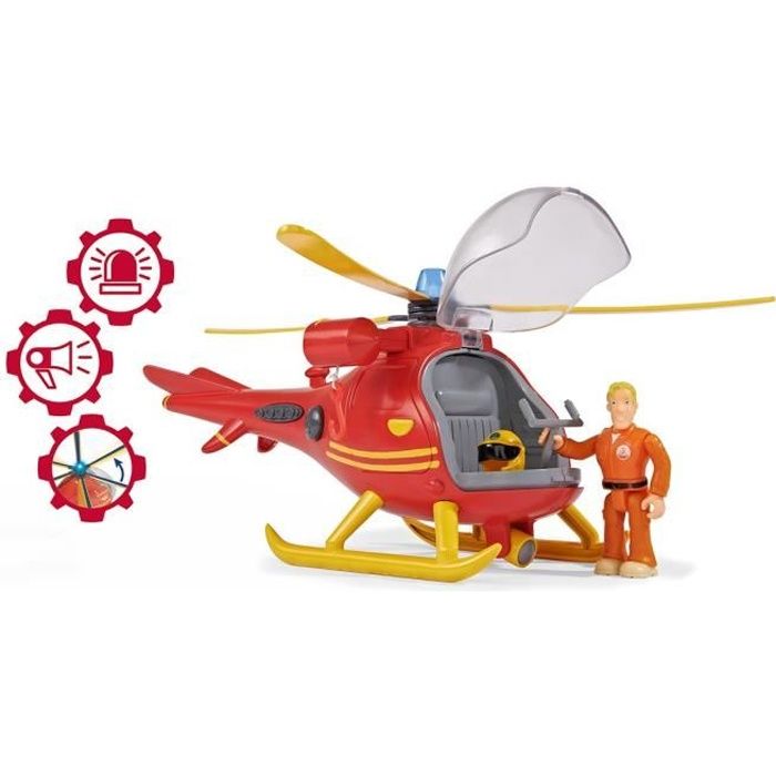 SAM LE POMPIER Smoby Ocean Helicoptere 1 Figurine