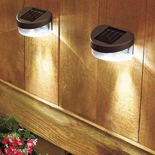 Solaire Powered Led 12 W Chemin Paysage Montagne Applique Murale