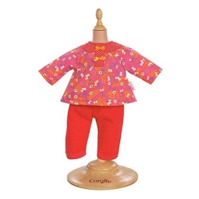 Ensemble bébé 36 cm   Pantalon cerise Vêtement pour poupon de 36