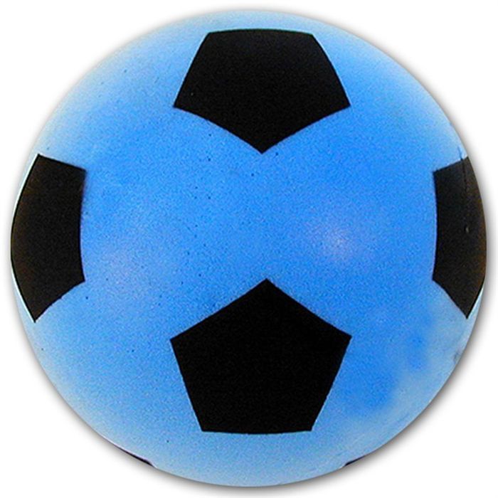 Ballon De Football En Mousse 8 Pouces - Pour Enfants, Débutants - Doux, Léger, Sûr - Couleurs Orange/noir - Usage Intérieur/extérieur