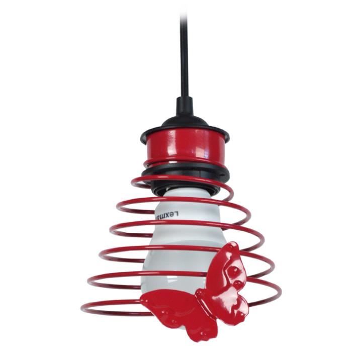 Tosel 80 Rouge Papilio Puissance40w Dimensions14 X DouilleE27 Cm Suspensions oQrWdBxeC
