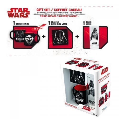 Pack Verre + Sous-Verre + Mini Mug Star Wars - Dark Vador - ABYstyle