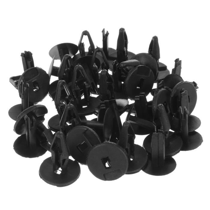 NEUFU 100x Universel Clips Agrafe Plastique Rivets Voiture Clips de