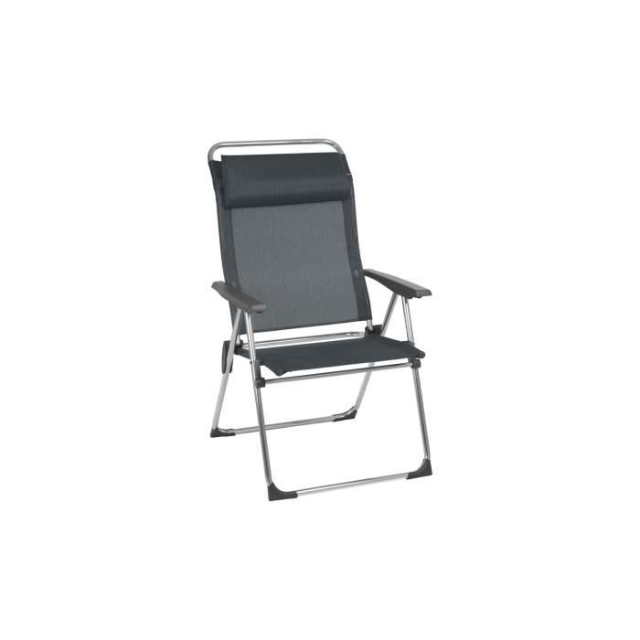 LAFUMA Fauteuil Pliable Cham - Gris obsidienne