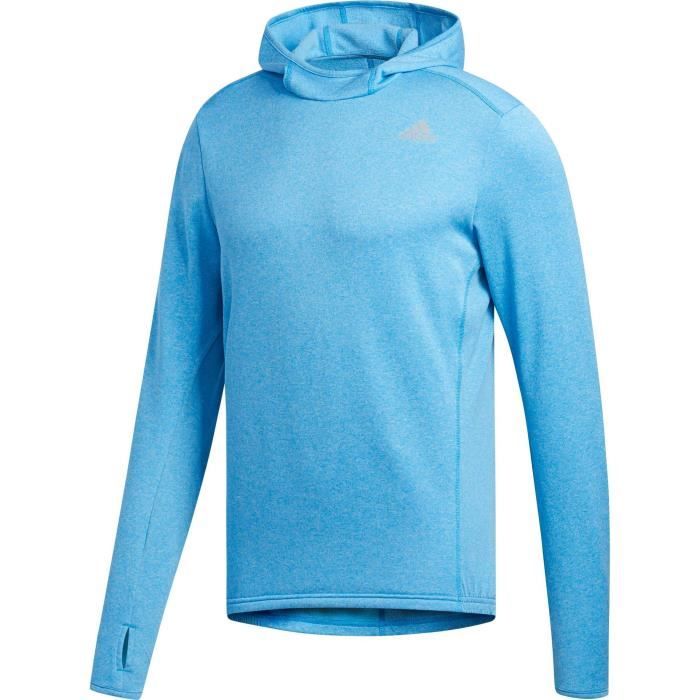 ADIDAS Sweatshirt de running Response - Homme - Noir