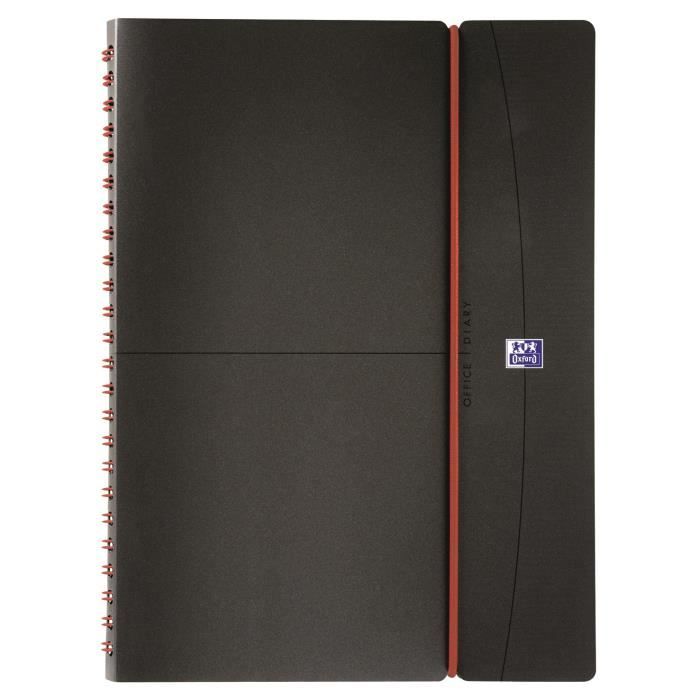 OXFORD Agenda Office 100735364 - A4 - 1 semaine sur 2 pages - Coloris assortis