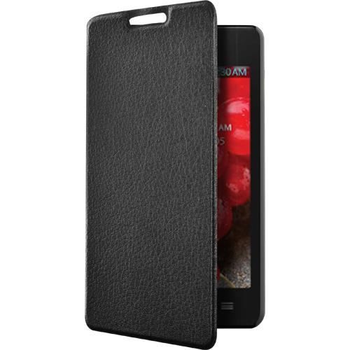 BLUEWAY Etui folio pour LG Optimus L4 II - Noir