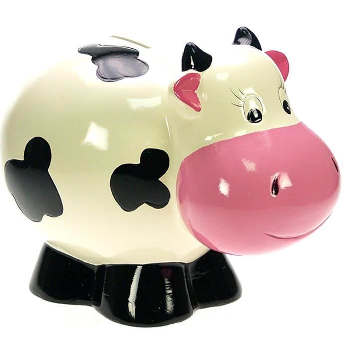 Tirelire En Céramique En Forme De Cochon Blanc