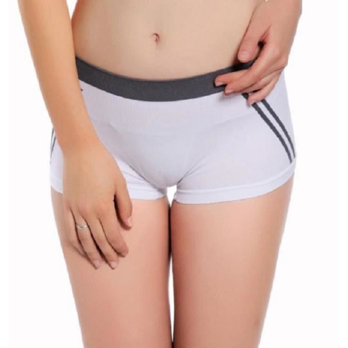 Short Shorty femme sport fitness Blanc - Prix pas cher - Cdiscount