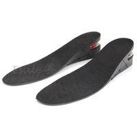SEMELLE DE CHAUSSURE Paire Semelle Talonnette Grandissante en PVC Noir SEMELLE DE CHAUSSURE Paire Semelle Talonnette Grandissante en PVC Noir