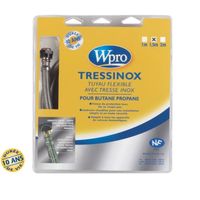 PIÈCE APPAREIL CUISSON WPRO TBT157 Tuyau gaz tressinox 1,5M PIÈCE APPAREIL CUISSON WPRO TBT157 Tuyau gaz tressinox 1,5M