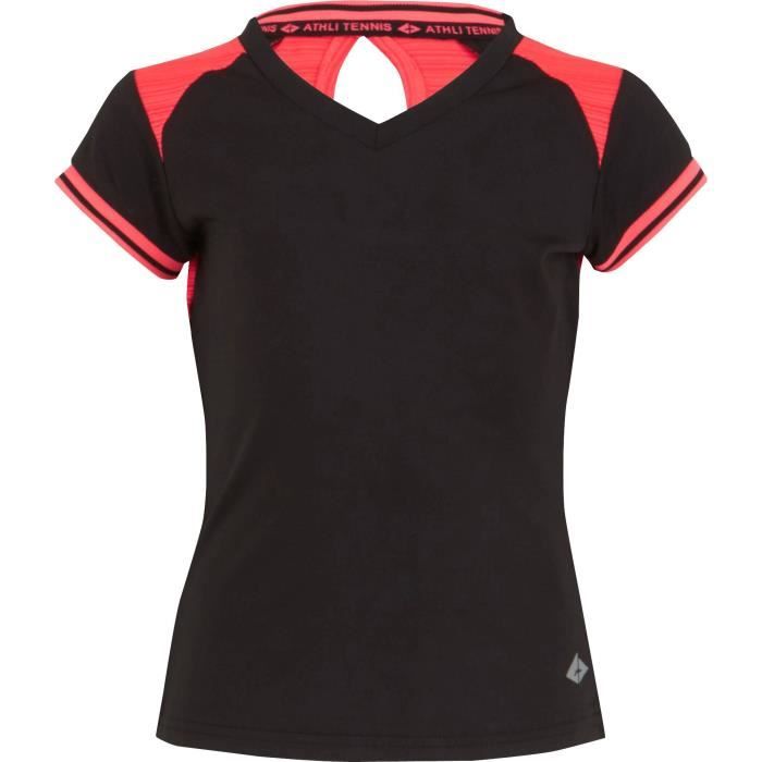 ATHLI-TECH CHRISTEL Tee-shirt MC NR- Noir