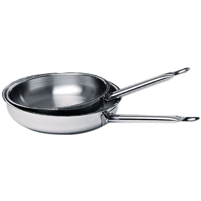 POELE A FRIRE 20 CM INOX PRO / 2.5 L   Achat / Vente POELE   SAUTEUSE