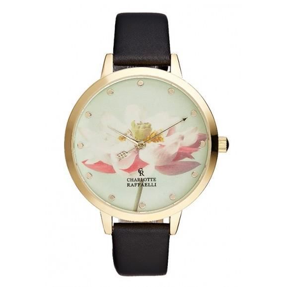 CHARLOTTE RAFFAELLI Montre Femme Quartz CRF008 Bracelet Cuir