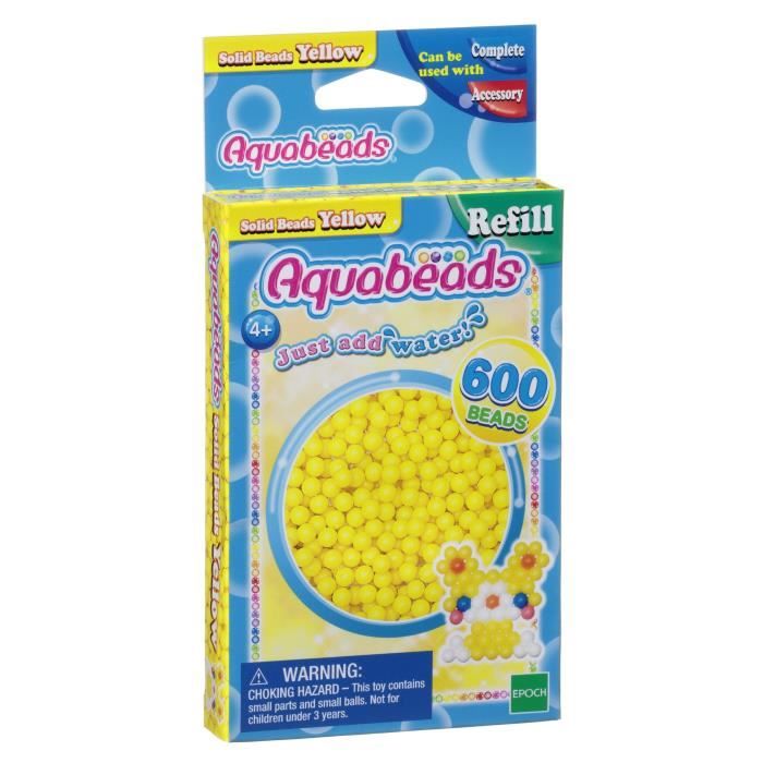 AQUABEADS Perles Classiques Jaunes
