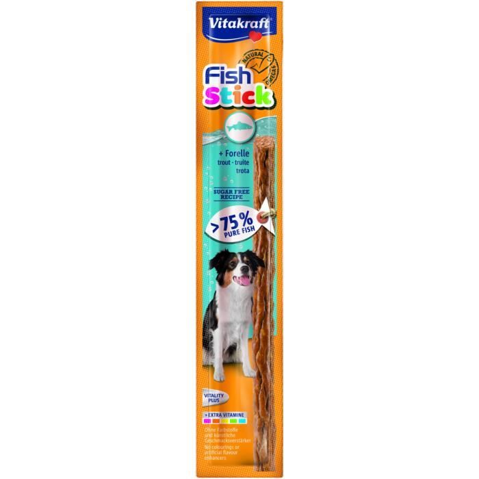 VITAKRAFT Stick à la truite P/1 - Pour chien - 15 g