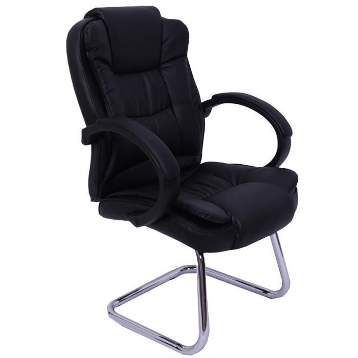 Fauteuil chaise de bureau sans roulette ergonomiqu  Achat / Vente
