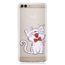 coque huawei p smart silicone chat