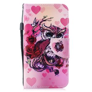 huawei p10 coque portefeuille chouette