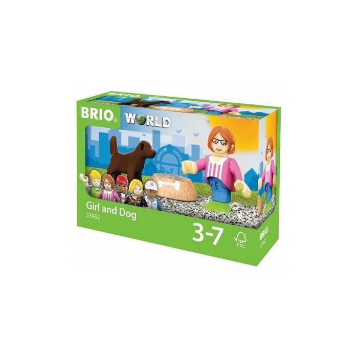 BRIO World - 33952 - Personnage Et Chien