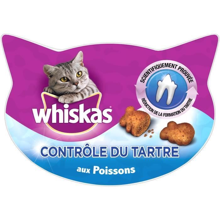 WHISKAS Friandises aux poissons - Pour chat - 40G