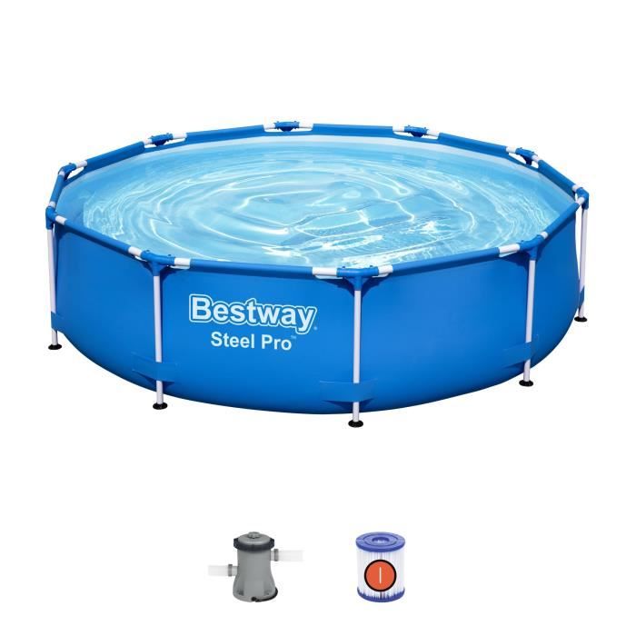 Bestway Piscine Ronde Tubulaire ø305xh076m Achat Vente