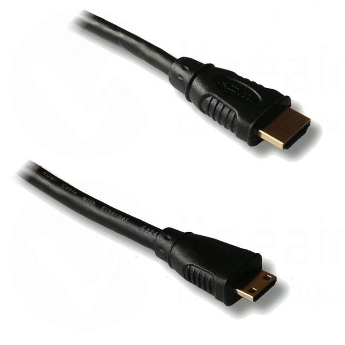 LINEAIRE XVHD52C Câble HDMI mini / HDMI 1,5m