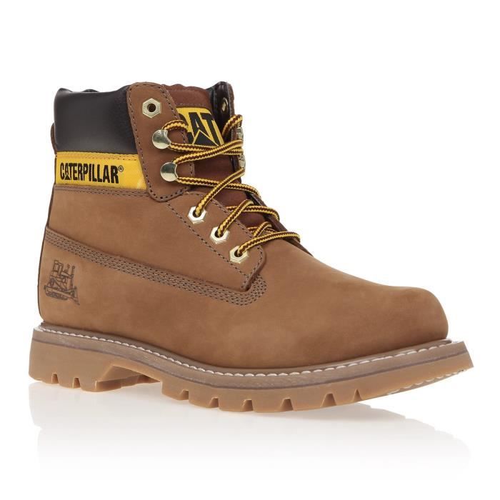CATERPILLAR Bottines en cuir Colorado - Homme - Marron