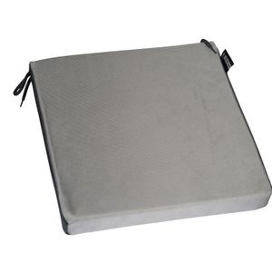 EASY FOR LIFE Assise de chaise Top Pratik - Gris - Alu/ardoise 38,5x38,5x5cm