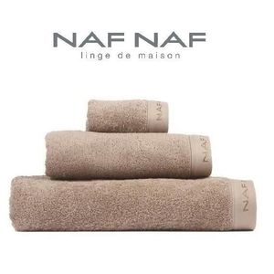 NAF NAF Set de bain 3 pièces CASUAL - 100% coton – 500gr/m² - Beige - 30x50 + 50x100 + 70x140 cm NAF NAF Set de bain 3 pièces CASUAL - 100% coton – 500gr/m² - Beige - 30x50 + 50x100 + 70x140 cm