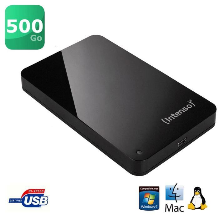 Disque Dur Externe 500 Go 2.5" USB 3.0 - Marque Générique - Occasion Bon état