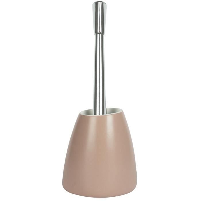 SPIRELLA Porte balai WC Etna - 41 x 17 x 13cm - Beige et Blanc
