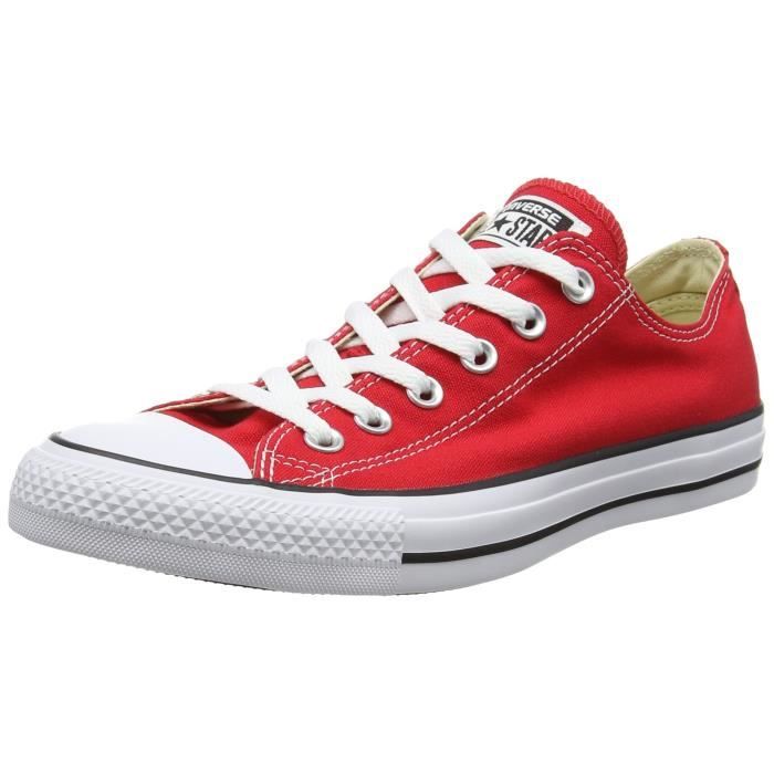 chaussures femme converse rouge
