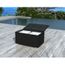 box en résine tressée delorm design - noir - achat / vente coffre d