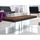 Table basse JADE bois de noyer