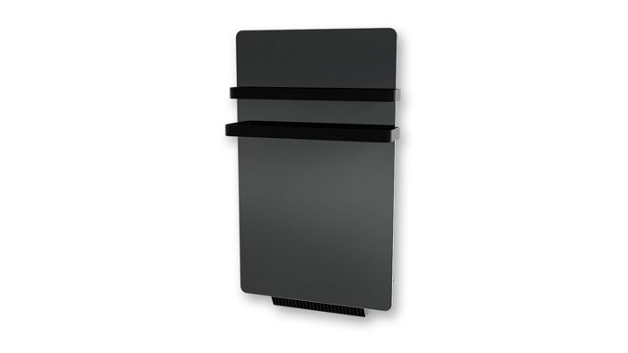 CARRERA Dryer Air S 500 watts + soufflerie 900 watts Radiateur Sèche serviette électique - Façade miroir - Programmation LCD